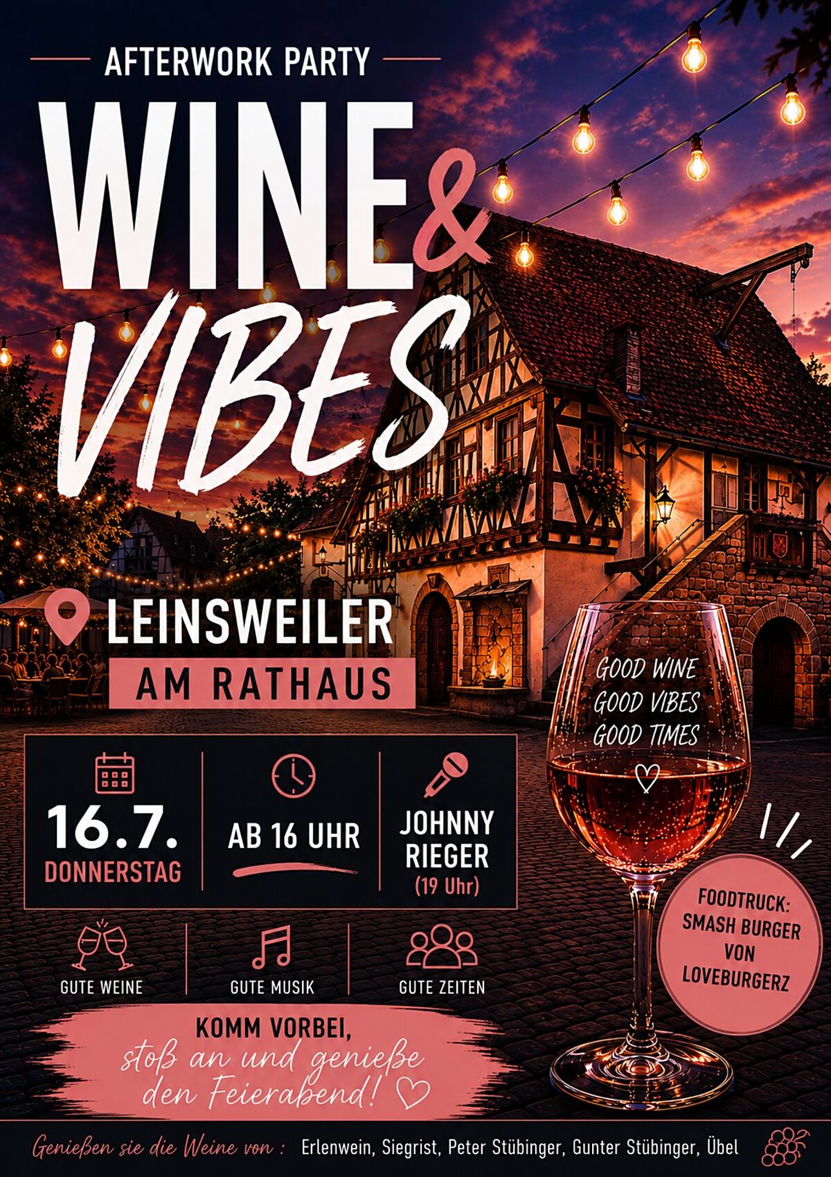 Afterwork Party | &copy; Weingut Siegrist GdbR